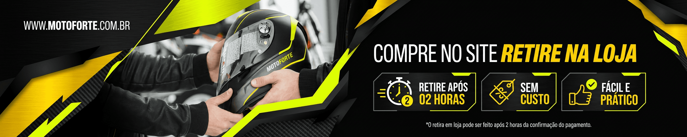Compre no site, retire na loja