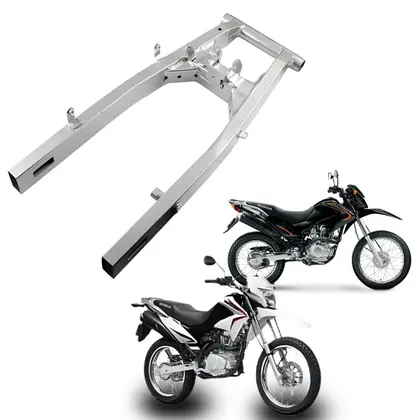 Balança Traseira Garfo Honda Bros 125 150 SmartFox Prata Modelo Original