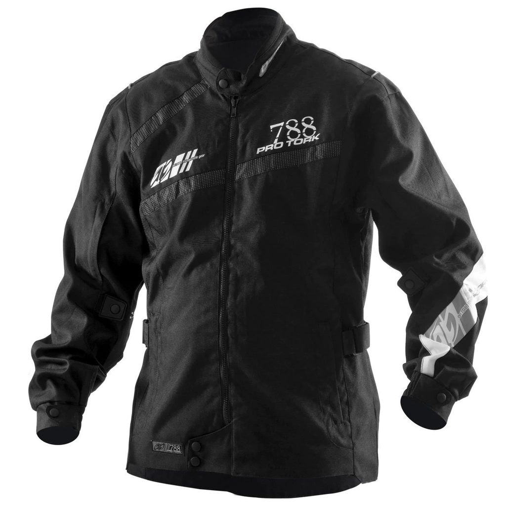 Jaqueta de Motociclista Pro Tork 788 Preta com Ajustes e Refletivos