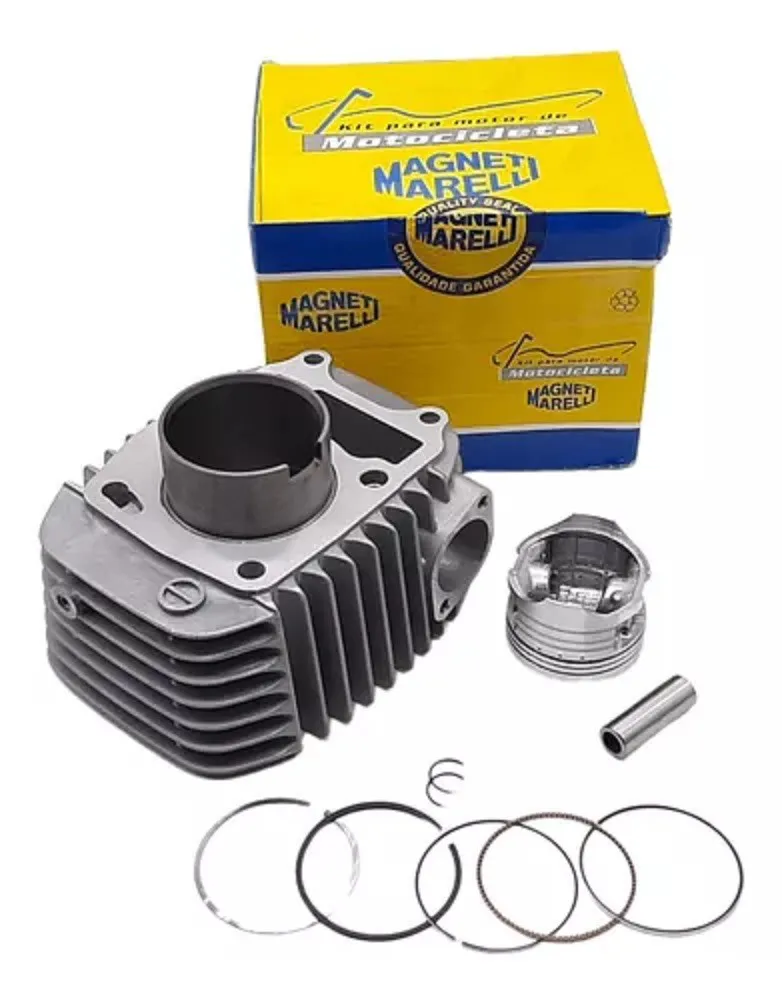Kit Cilindro Motor (Camisa / Pistão / Anéis) Magneti Marelli - Honda Biz 110i & Pop 110i