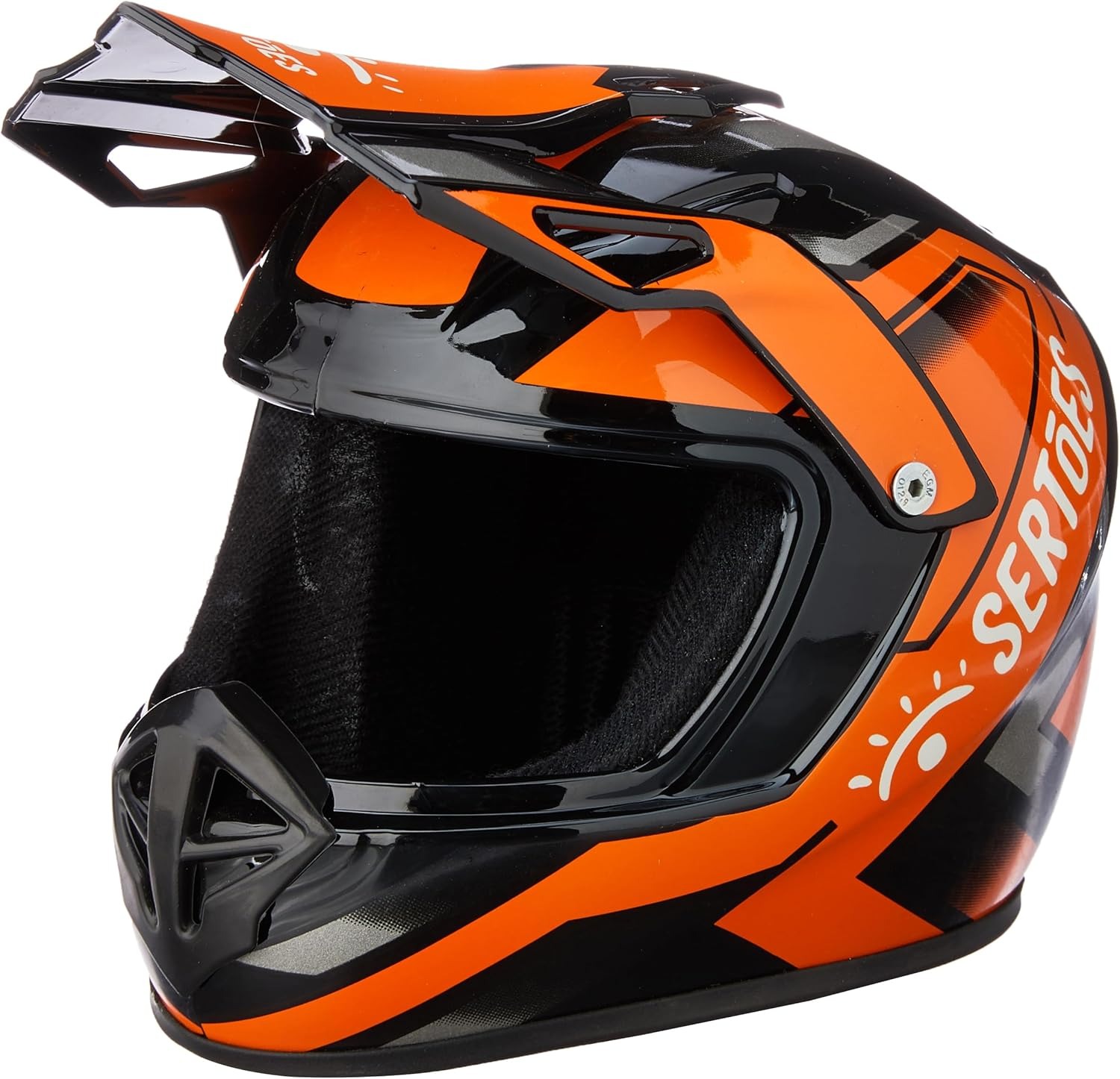 Mini Capacete Colecionável Pro Tork Rally dos Sertões Cross Laranja