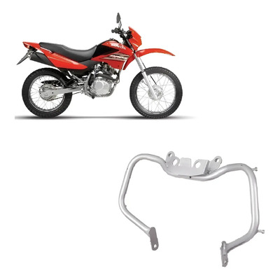 Alça Traseira Bros 150 Bros 125 2003 A 2008 Prata Modelo Original